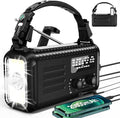 Emergency Hand Crank Weather Radio, Portable Solar Survival Radio by Leaton