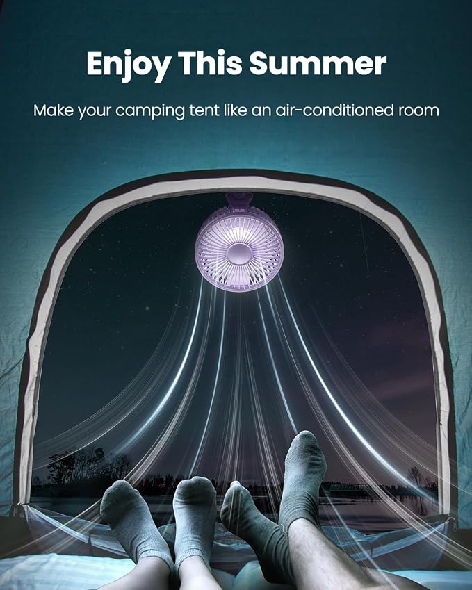 Gaiatop Oscillating Baby Stroller Fan - Image 7