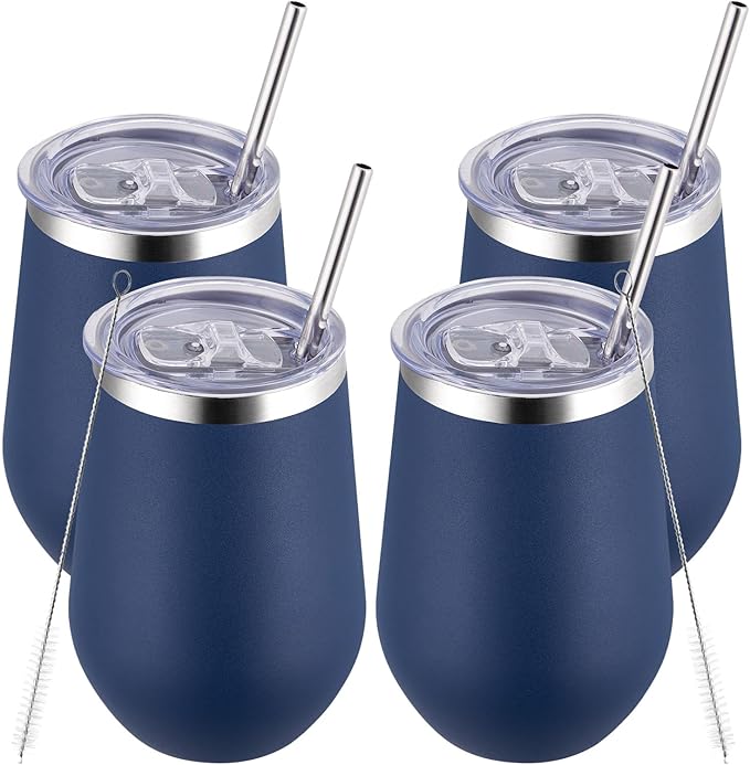 MEWAY 12oz Stainless Steel Wine Tumbler by MEWAY