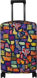 Explore Land Travel Luggage Cover Suitcase Protector Fits 31-32 Inch Case by ExploreLand