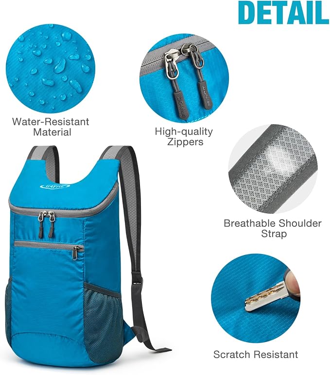 G4Free Lightweight Packable Hiking Backpack - Image 6