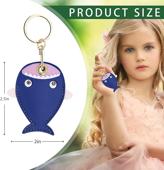 Leather Keychain Case Holder Compatible - Image 2