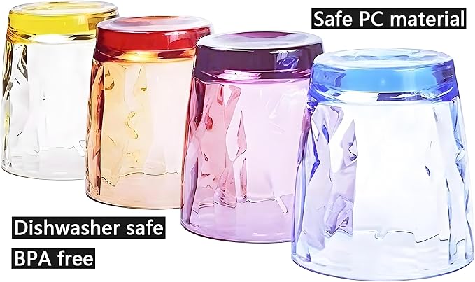10 Oz Unbreakable Tritan Drinking Glasses Shatterproof Acrylic Glasses - Image 3