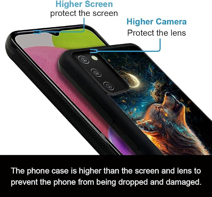 for Samsung Galaxy S20 FE Case, Star Cave Hungry Wolf Pattern Graphic Design - Image 6