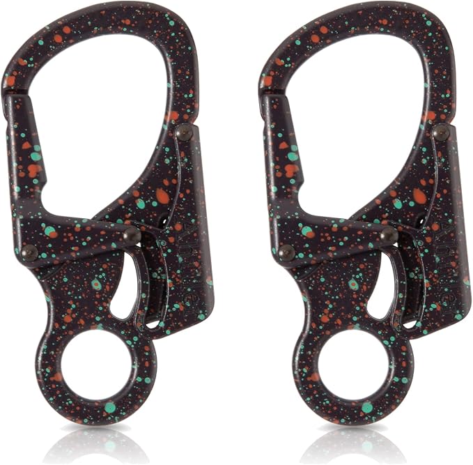 Ahiller Carabiner Clip, Double Anti-Misopening Locking Design, Key Ring Clip by Ahiller