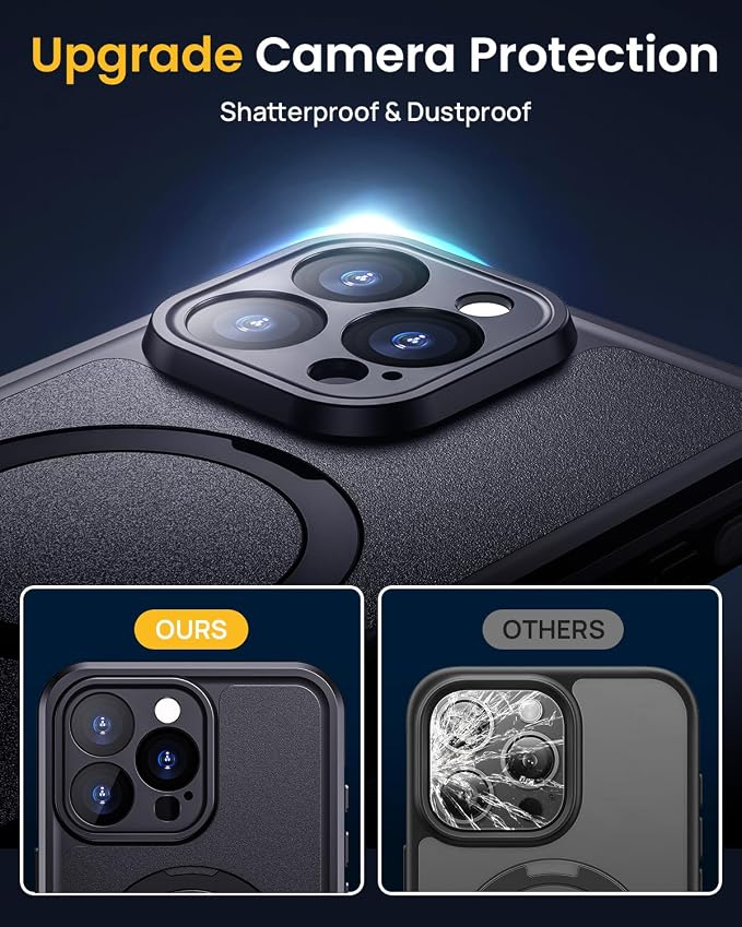 Lanhiem Magnetic for iPhone 16 Pro Max Waterproof Case, Dustproof Case Built-in - Image 7