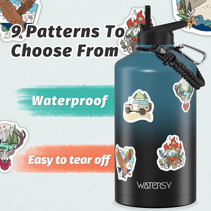 1 Gallon Water Bottle Insulated, BPA Free&Leak Proof, 128oz Stainless Steel - Image 4