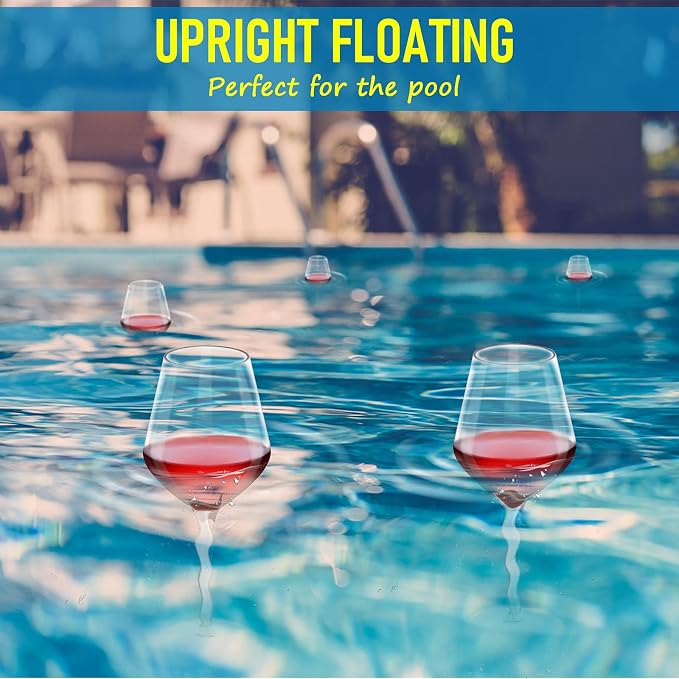 Floating Wine Glasses for Pool - Image 2