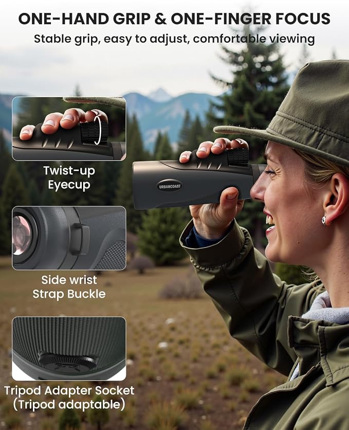 15X54 Monocular Telescope for Adults High Powered – Waterproof, BAK4 Prism - Image 4