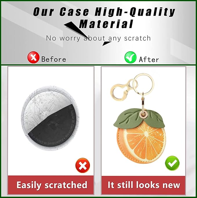 Leather Keychain Holder Case Compatible - Image 4