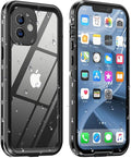 Design for iPhone 12 Case Waterproof, Full Body Underwater Dustproof Shockproof by Dewfoam