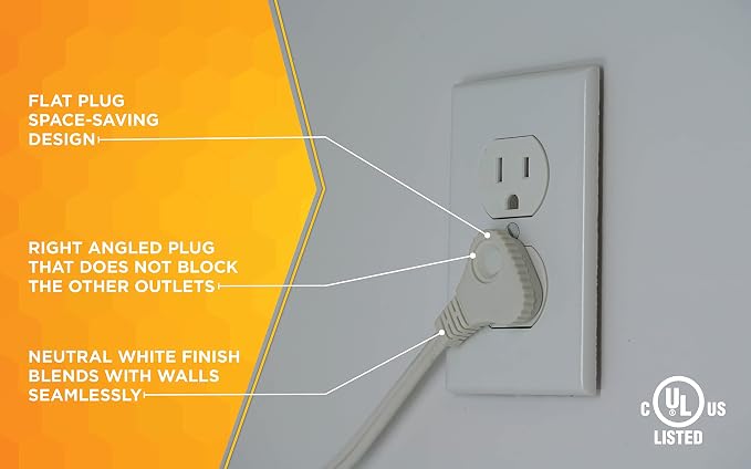Woods SlimLine Extension Cord - Image 7