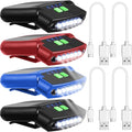 Mudder LED Clip on Cap Lights USB Rechargeable Cap Flashlight Clip Waterproof by Mudder