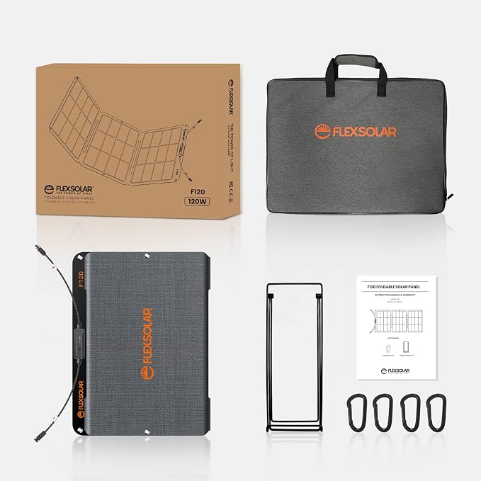 FlexSolar 120W Portable ETFE Solar Panels - Image 9