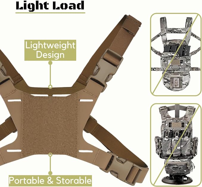 Let-Me-Be FoldPanel Harness Navigation Board Chest Rig - Image 3