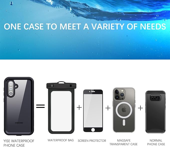 for Samsung Galaxy A37/A36 5G Case, IP68 Waterproof Shockproof Case, Military - Image 8