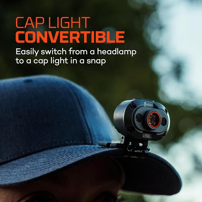 NEBO MYCRO 700 Headlamp | USB-C Rechargeable 700 Lumen Headlamp, 6 Light Modes - Image 6