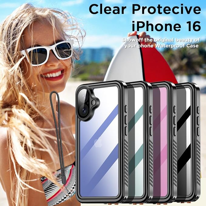 AICase Compatible with iPhone 16 Case Waterproof - Image 7