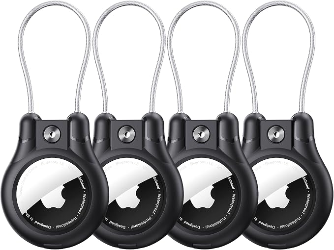IPX8 Waterproof for AirTag Keychain Holder, Compatible by Citymore