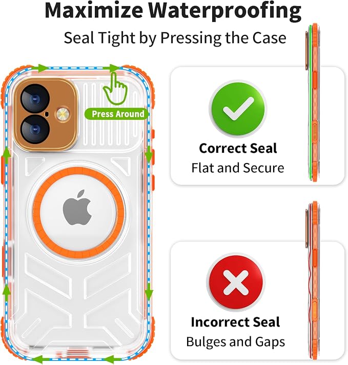 for iPhone 16 Waterproof Case, Compatible - Image 7