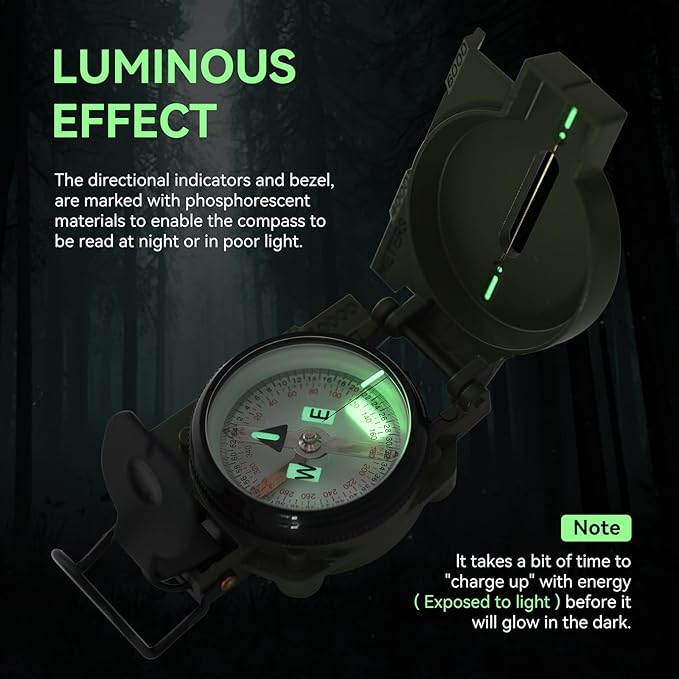 Compass Hiking Survival, Wilderness Survival Compass - Image 4