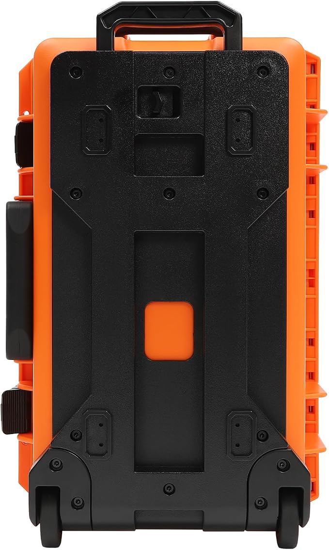 22" Weatherproof Hard Case Rolling Waterproof Case Dry Box - Image 9