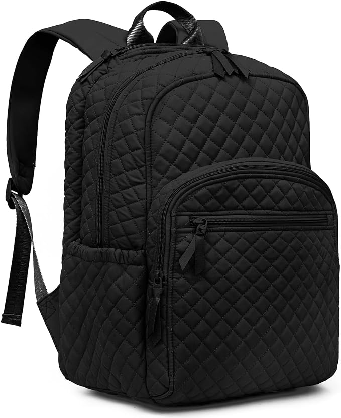 Backpack for Women, College Backpack, Quilted Casual Daypack, Waterproof by Unknown