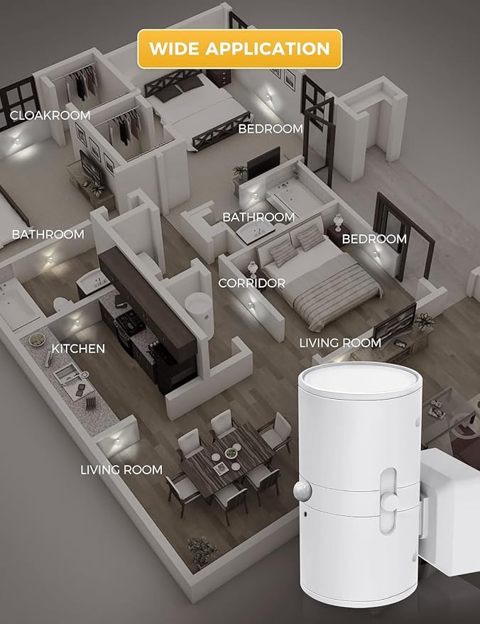 L LOHAS LED Motion Sensor Night Light, Bright Night Light, 5000K Daylight White - Image 7