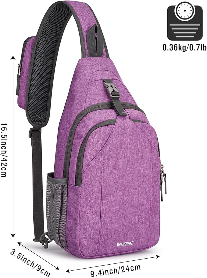 G4Free Sling Chest Bag RFID Crossbody Backpack Shoulder Bag - Image 4