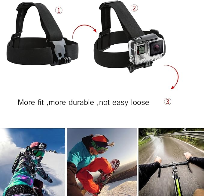 SHOOT 10-in-1 Accessory Kit for GoPro Accessories, Action Camera Accessories - Image 2