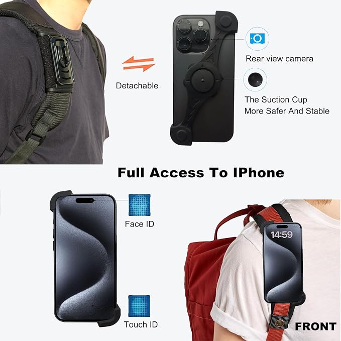 FORZEN Backpack Strap Clip Mount - Image 3