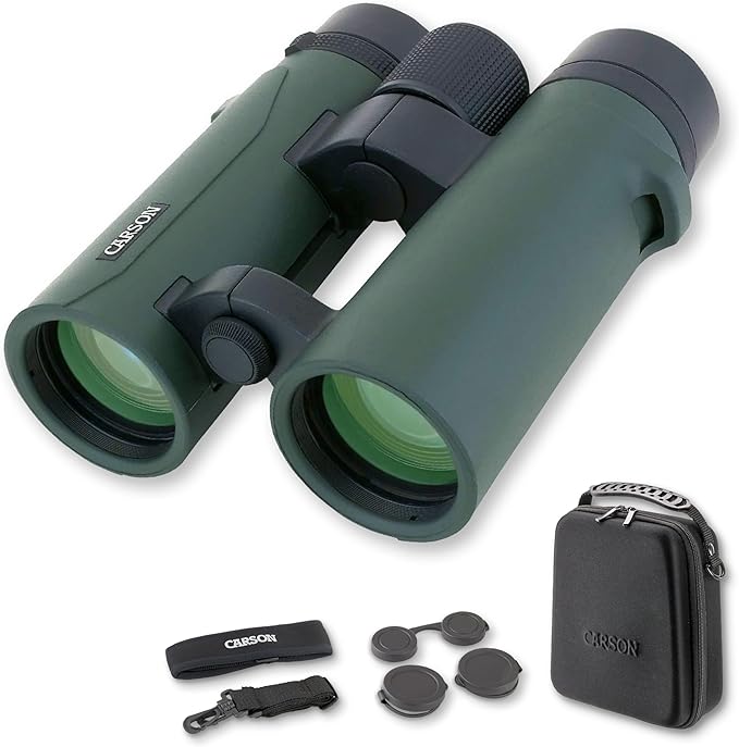 Carson RD Series 10x34mm Open-Bridge Waterproof Compact High Definition by Carson
