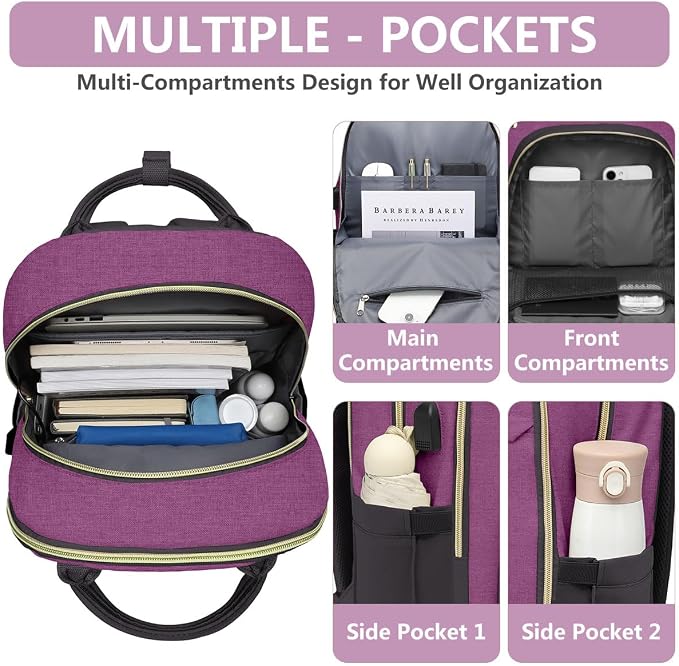 Laptop Backpack for Women Work Bag - Image 3