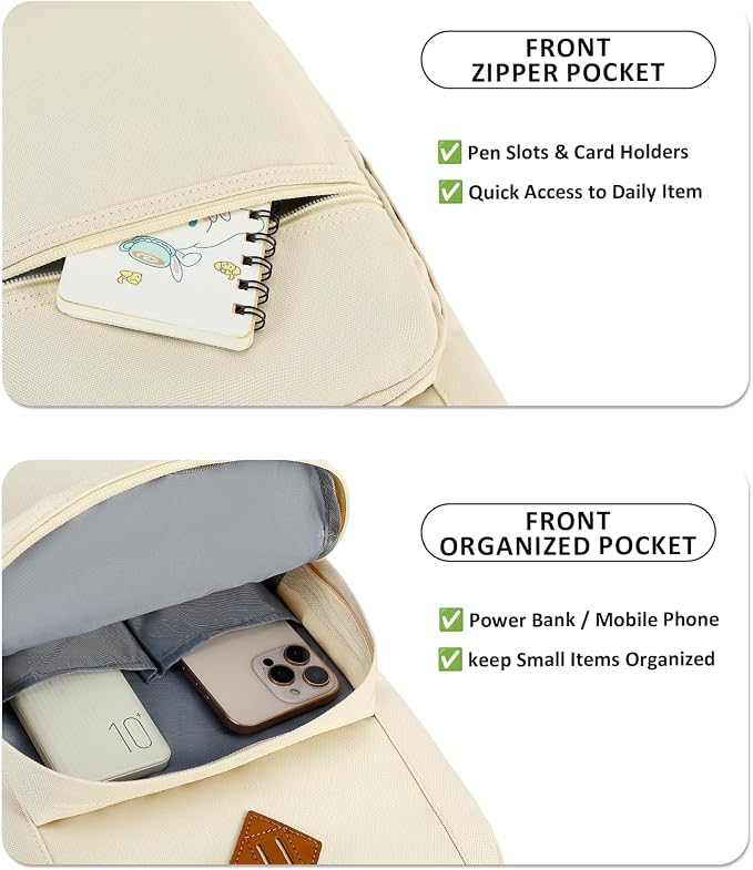 abshoo Classical Basic Travel Backpack - Image 3