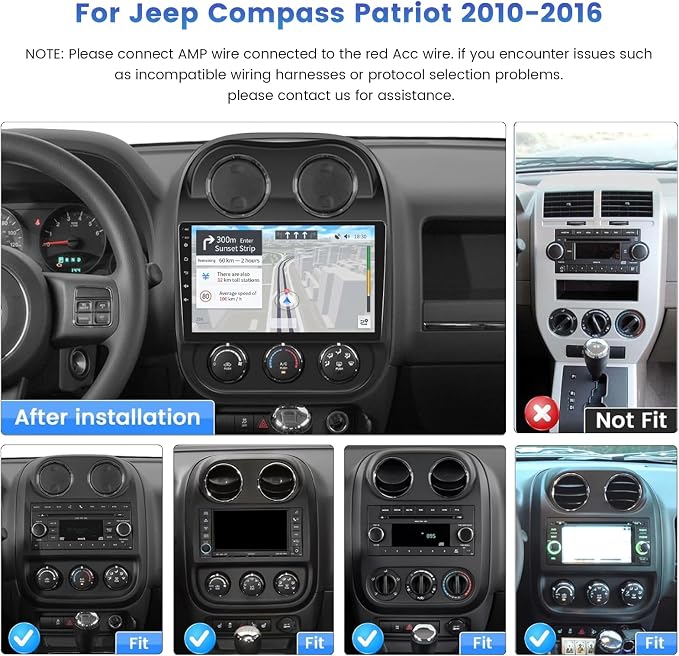 Inefala Android 15 Car Radio for Jeep Compass Patriot 2010-2016 Car Stereo - Image 2