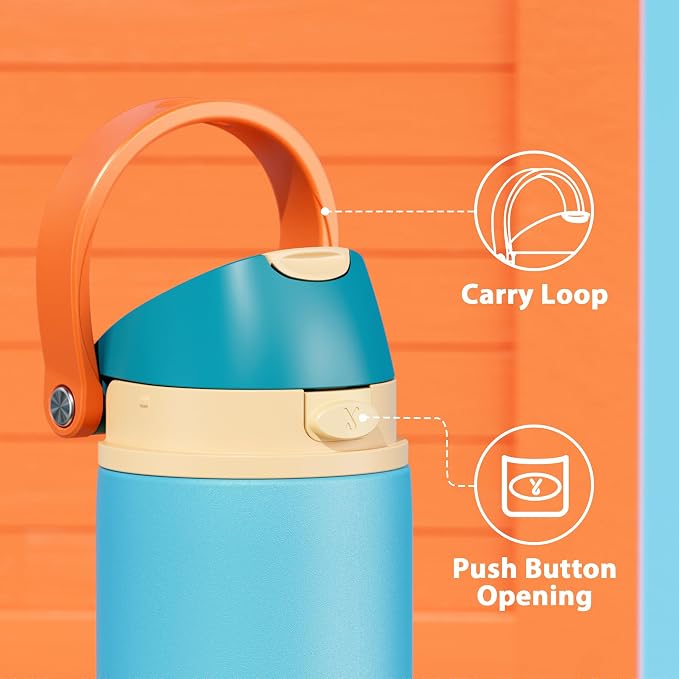 24 oz Insulated Water Bottle for Men: Meoky Stainless Steel Water Bottle - Image 5