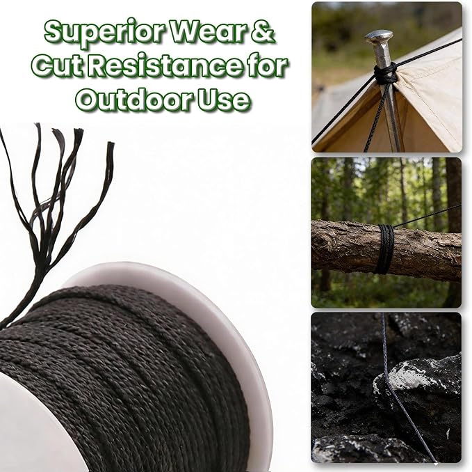 9KM DWLIFE Kevlar Cord– High Tensile Strength Kevlar Thread, 50–1500lb - Image 4