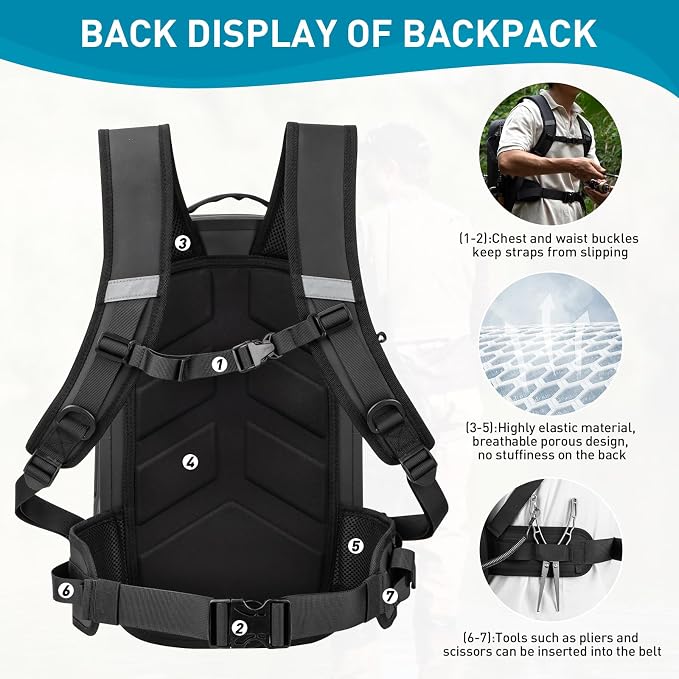 THKFISH IPX8 Waterproof Fishing Backpack - Image 3