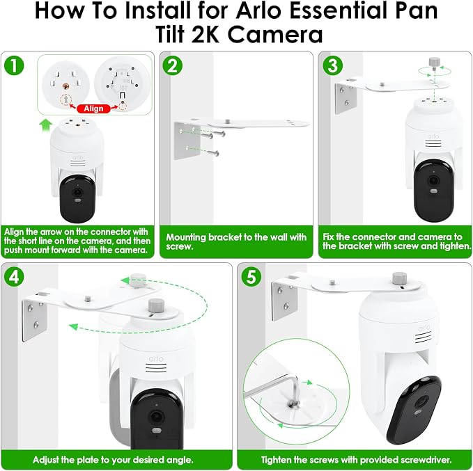 2Packs Adjustable Corner Mount Bracket - Image 5