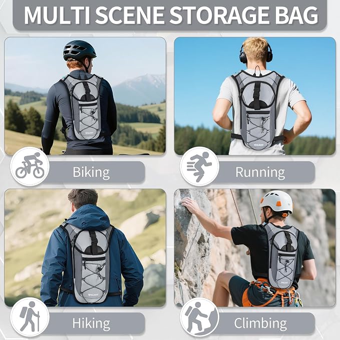 Hydration Backpack with Leak Proof Water Bladder, Lightweight Hydro Water - Image 7