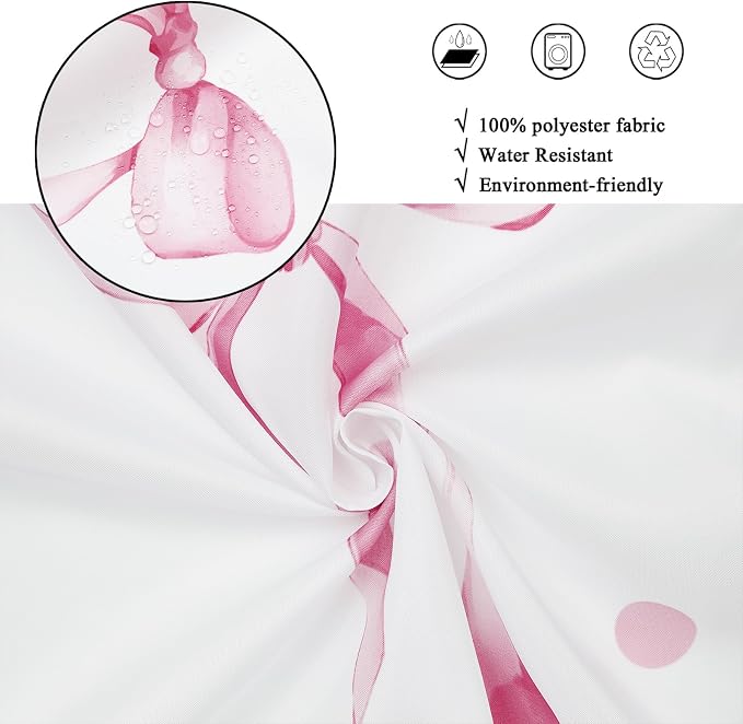 Pink Bow Shower Curtain - Image 4