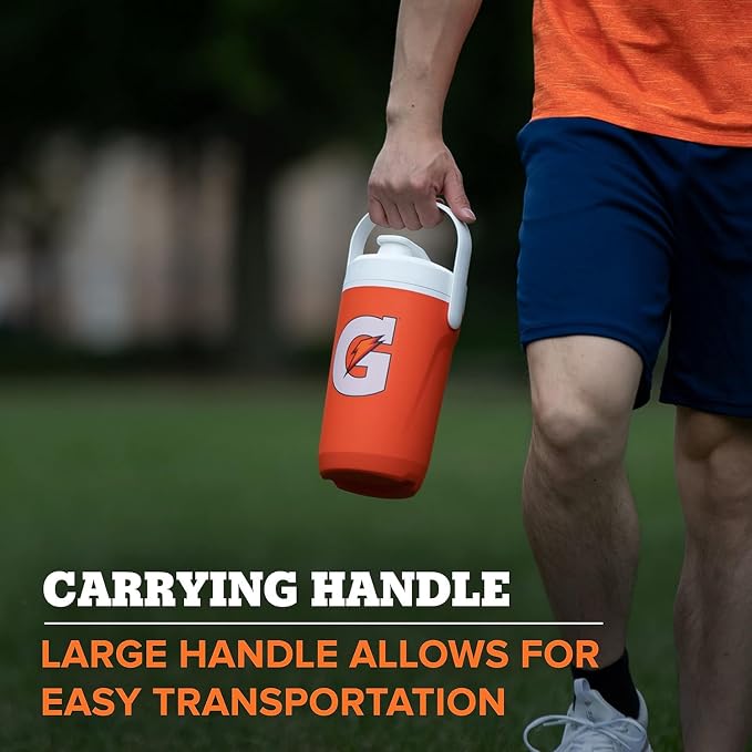 Gatorade Half Gallon Cooler Jug, Sports Hydration Jug, Double Wall Insulation​ - Image 4
