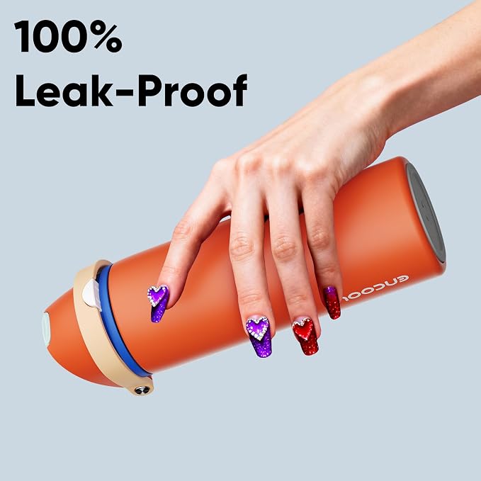 Insulated Water Bottle with Straw - Image 6