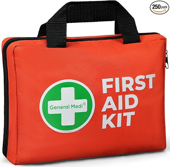 General Medi First Aid Kit, 250 Piece Small First Aid Kit by GeneralMedi