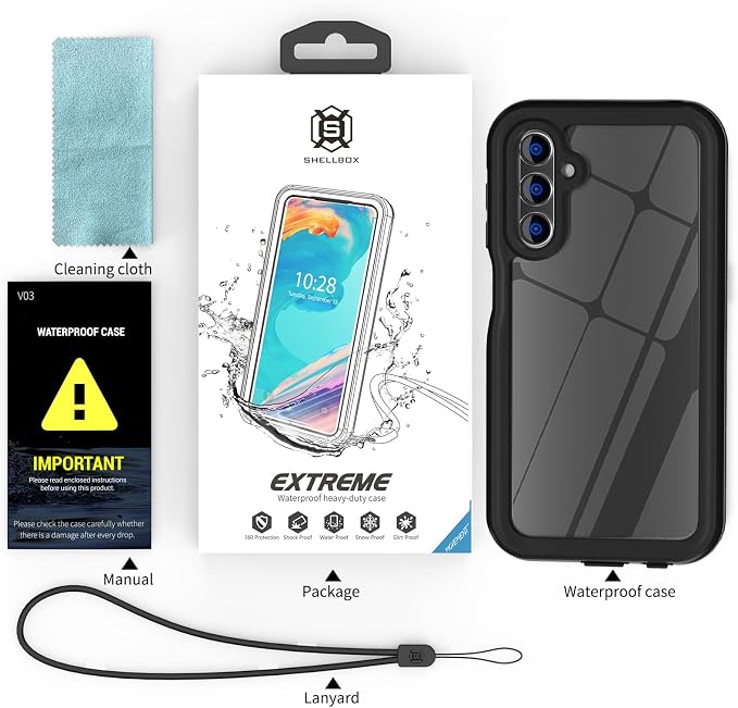 DINGXIN for Samsung Galaxy A15 5G Phone Case Waterproof IP68 Certified - Image 9