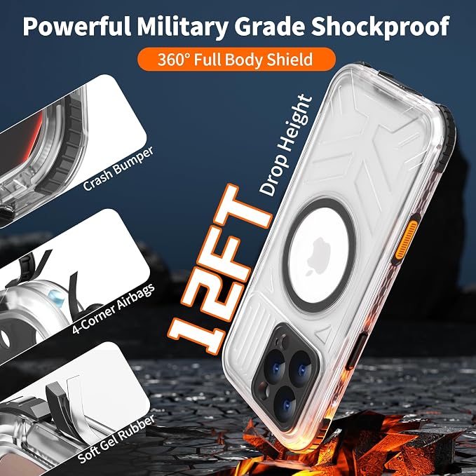 for iPhone 16 Pro Max Waterproof Case Compatible - Image 4