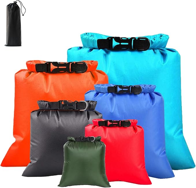 6PCS Dry Bags Waterproof, Lightweight Dry Bags by ILZAR