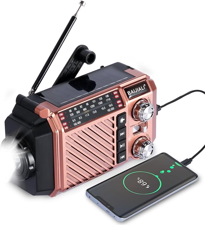 Hand Crank Emergency Weather Radio by Unknown