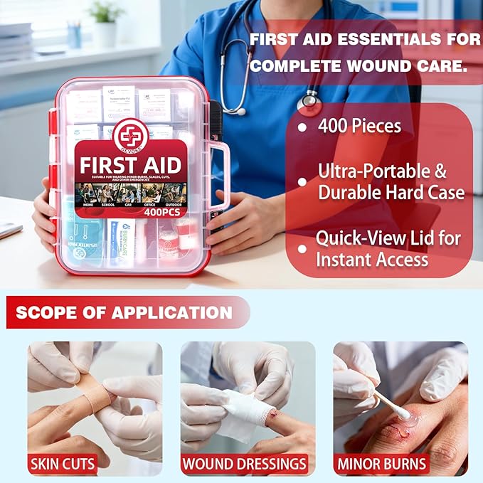Gevoke 400 Piece First Aid Kit - Image 4