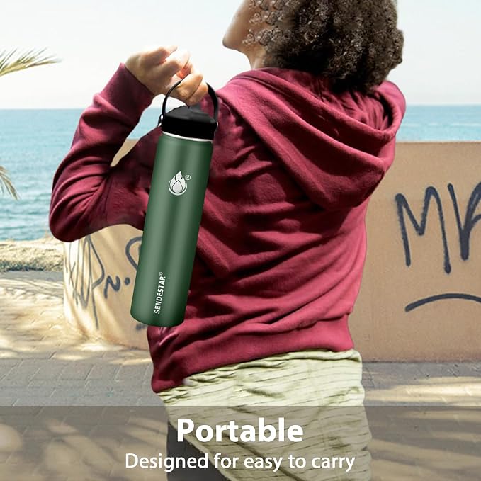 Insulated Water Bottle 24 oz - Image 6